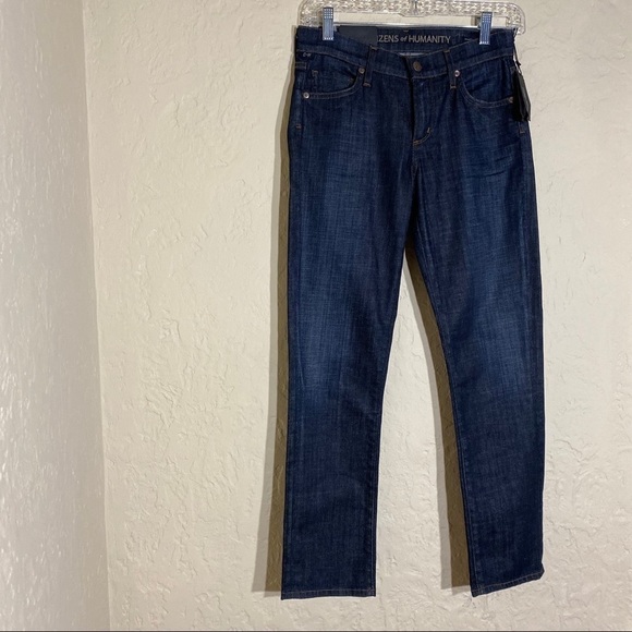 Citizens Of Humanity Blue Jeans Phoebe Crop size 24 - Picture 6 of 8